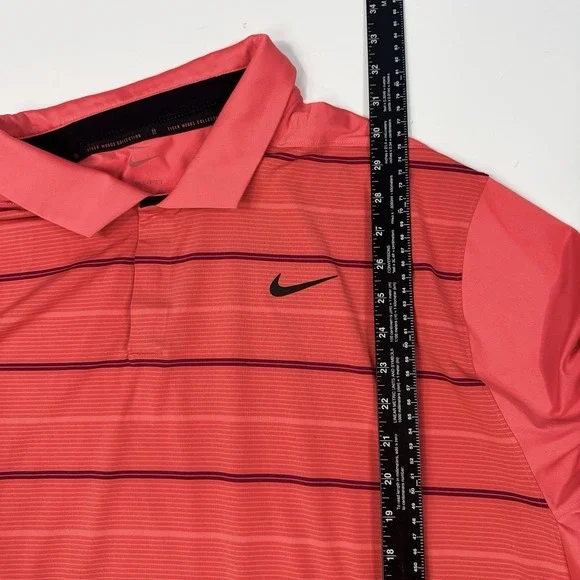 Nike Tiger Woods Collection Golf Polo Mens Size XXL Dri-Fit Performance Orange - Picture 8 of 8